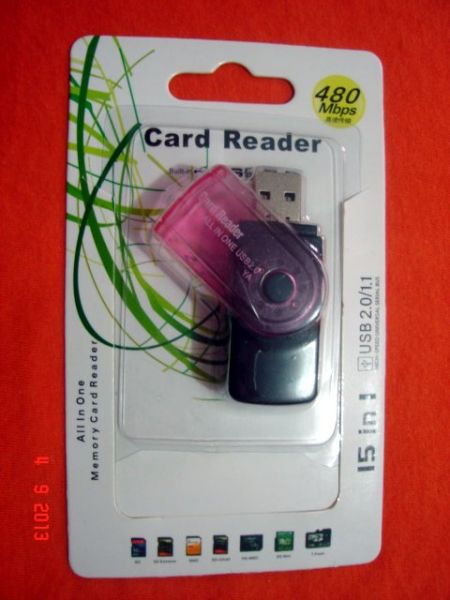 Adaptador Cartões Universal 15 in 1 USB 2.0